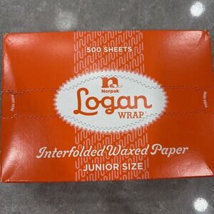 10 3/4" Length X 8" Width,  Wrap NORPAK Interfolded Wax Paper 500 Sheets